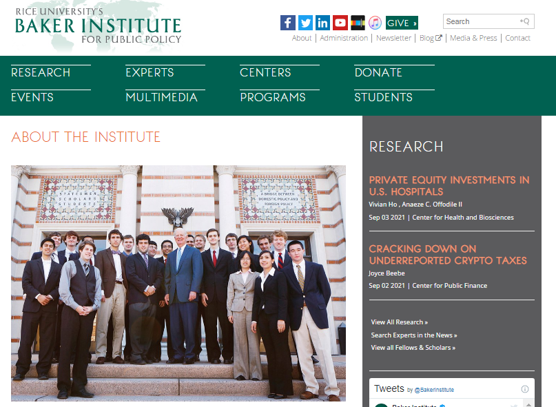BAKER INSTITUTE