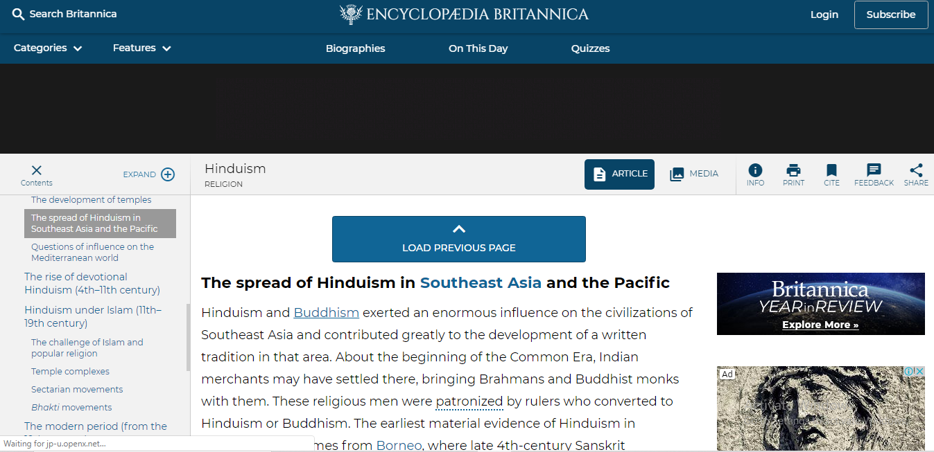 ENCYCLOPAEDIA BRITANNICA